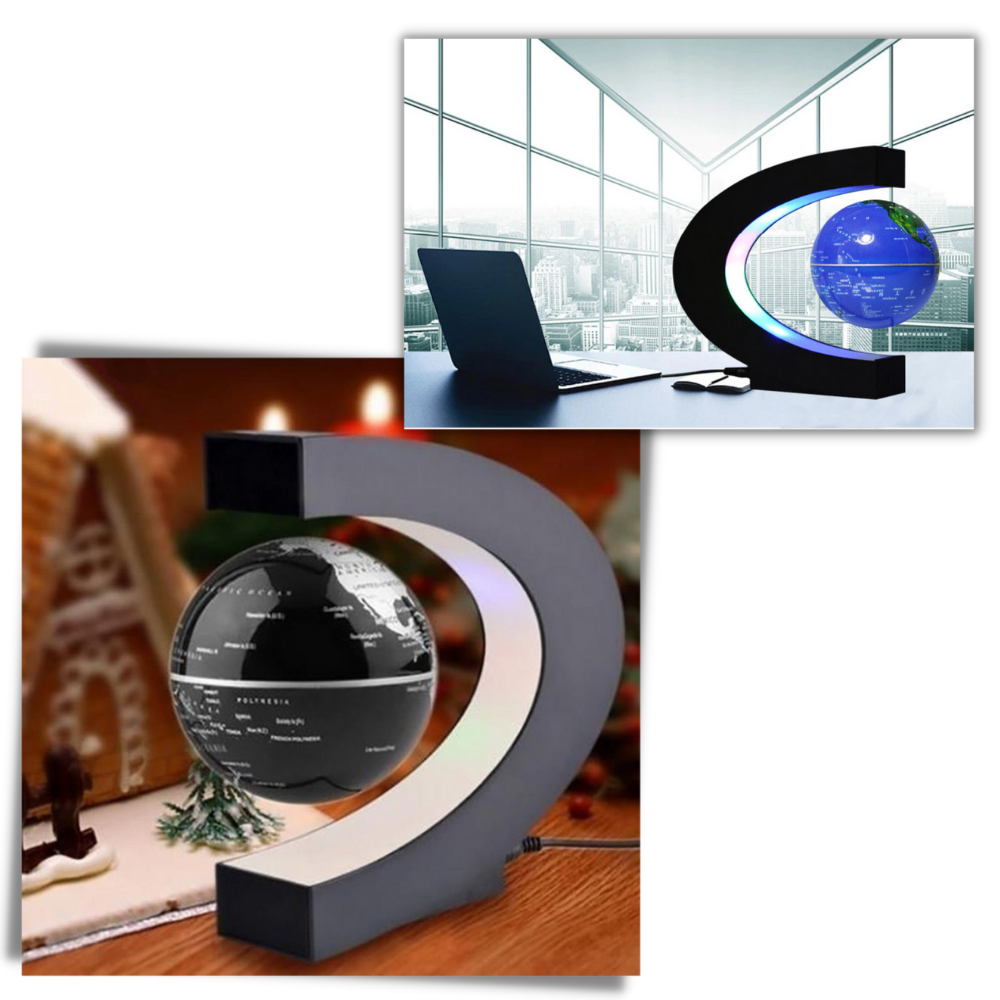 Leviterende LED magnetisk globus