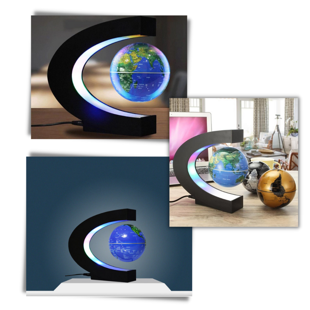 Leviterende LED magnetisk globus