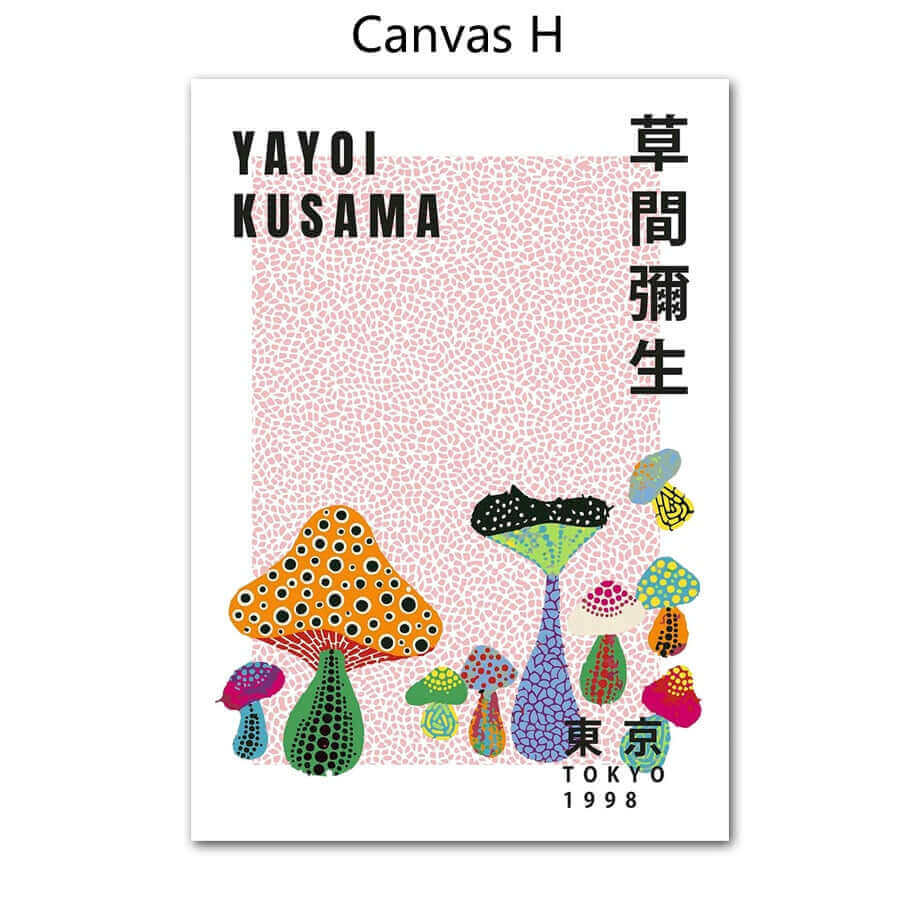 Norvo | Yayoi Kusama Abstrakt Premium Plakat