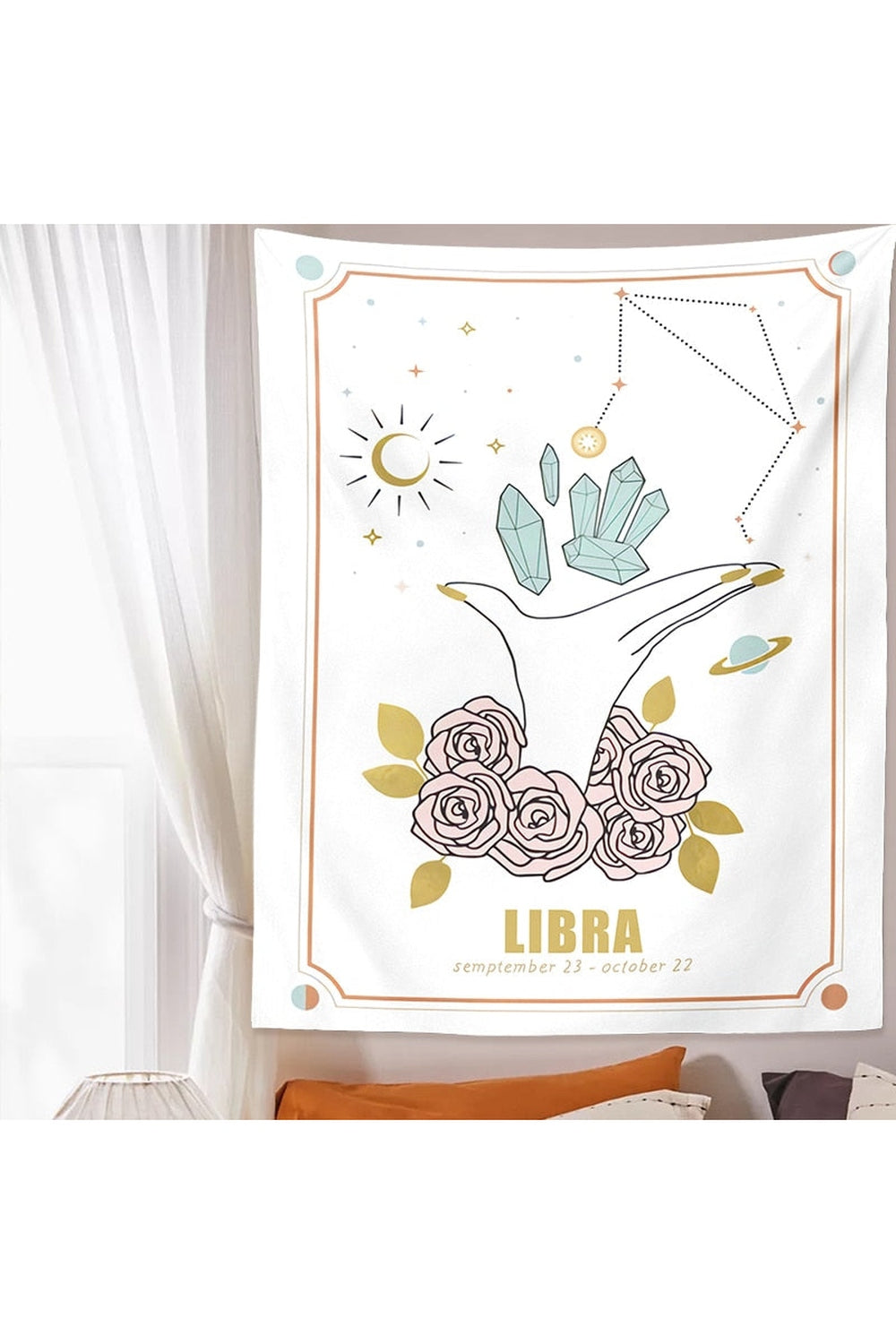 Zodiac-tegn-tema veggdekorasjon