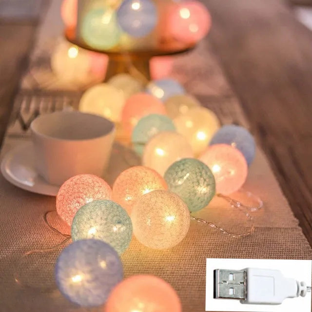 Norvo | LED lampe i bomullstråd