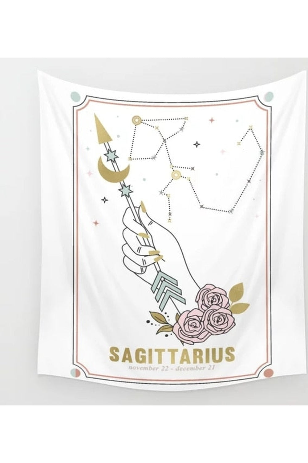 Zodiac-tegn-tema veggdekorasjon