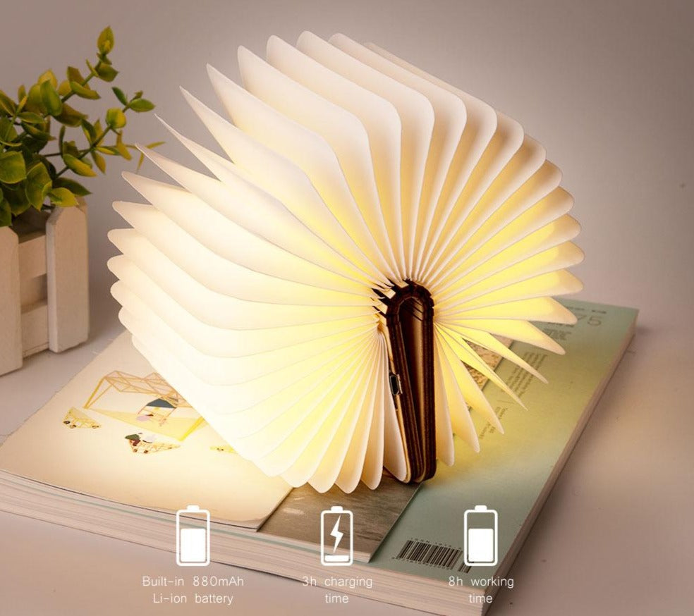 Norvo | Trådlampe for Lesing - Wonderbook - LED Belysning - Justerbar Lysstyrke