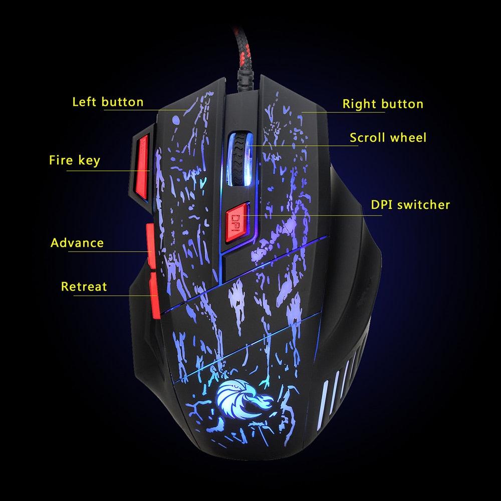 Norvo | Tastatur og Mus Gaming Kombinasjon