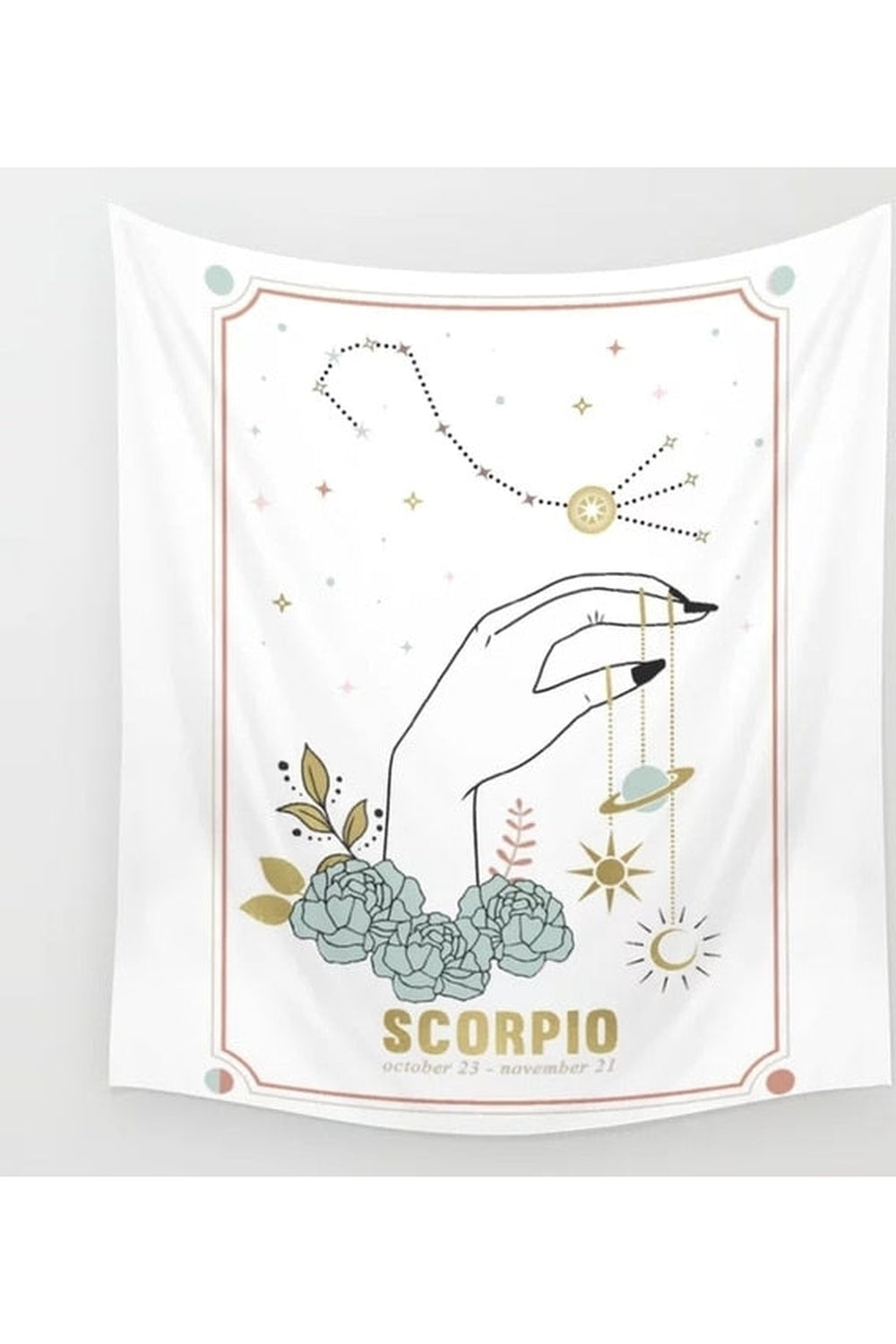 Zodiac-tegn-tema veggdekorasjon