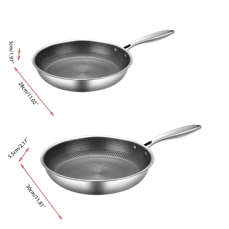 Stekepanne – Non-stick belegg – Rustfritt stål – Non-stick belegg