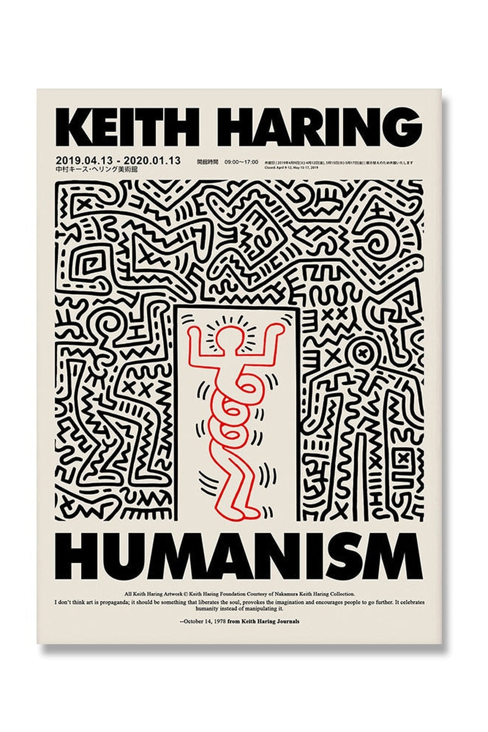 Norvo | Keith Haring Inspirert Lerretskunst