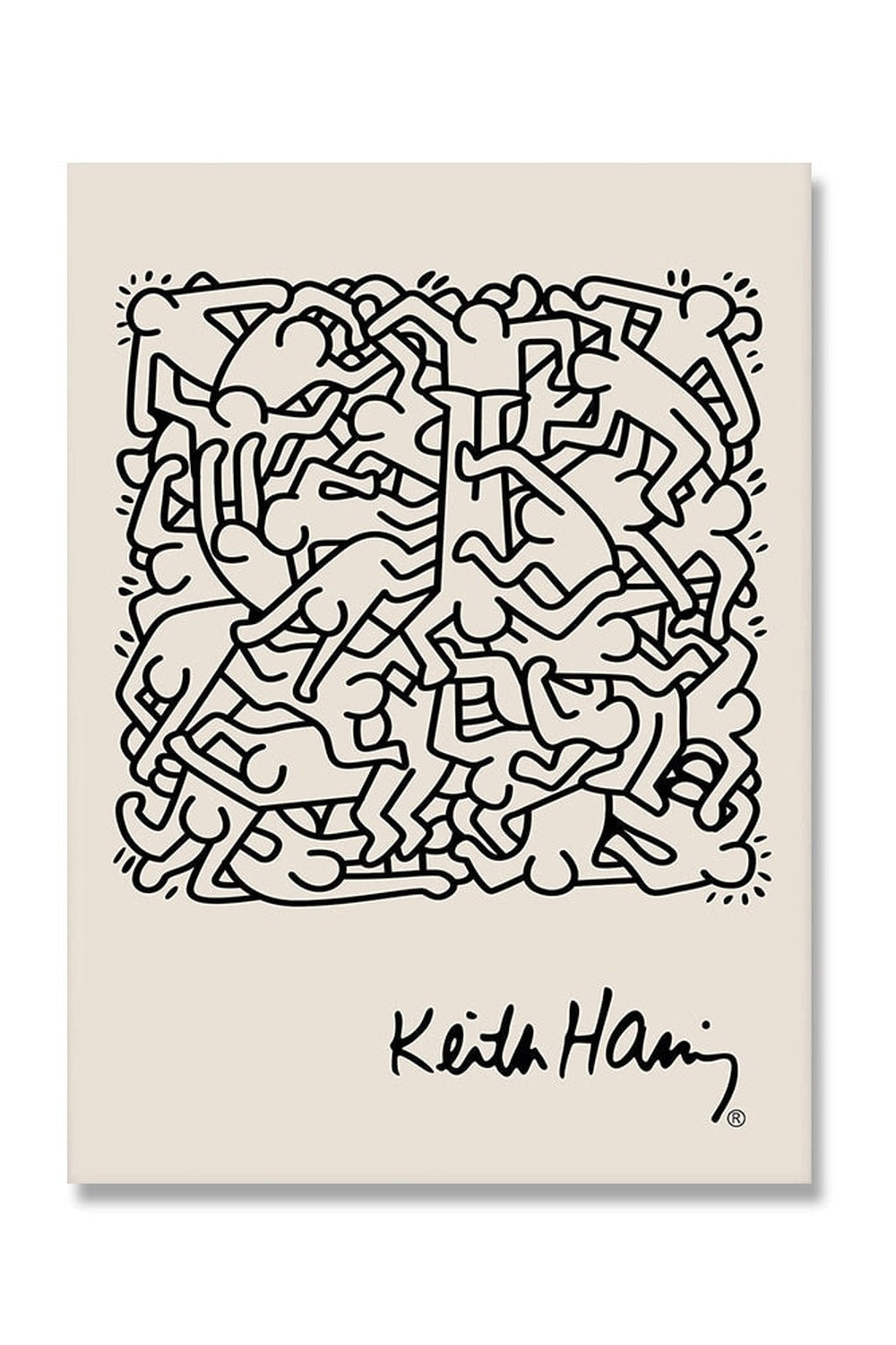 Norvo | Keith Haring Inspirert Lerretskunst