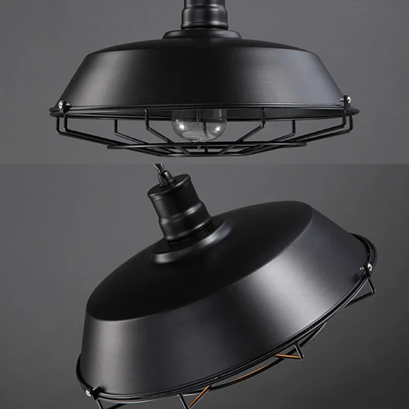 Norvo | Vintage Loft Pendelampe: Industriell Retro Jern Taklampe Krone for Stue, Restaurant, Bar, Kjøkken