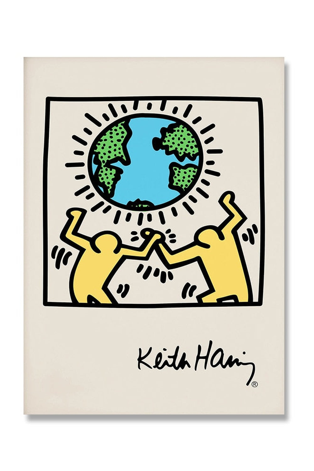 Norvo | Keith Haring Inspirert Lerretskunst