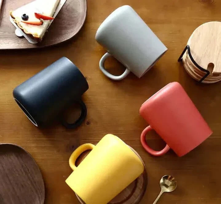 Norvo | Veldig stor steintøy kaffekopp