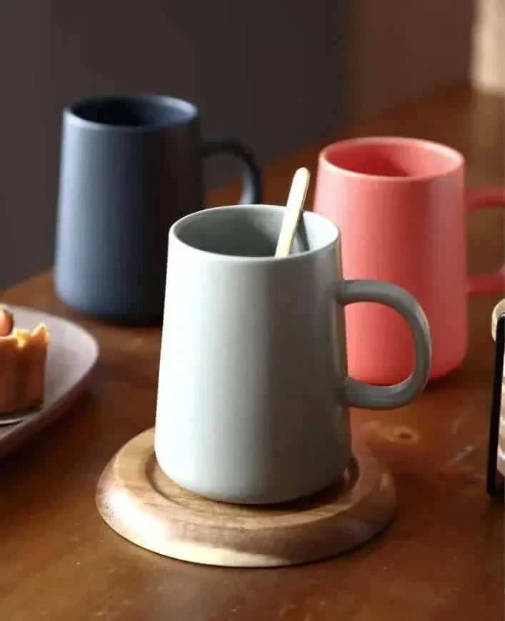 Norvo | Veldig stor steintøy kaffekopp