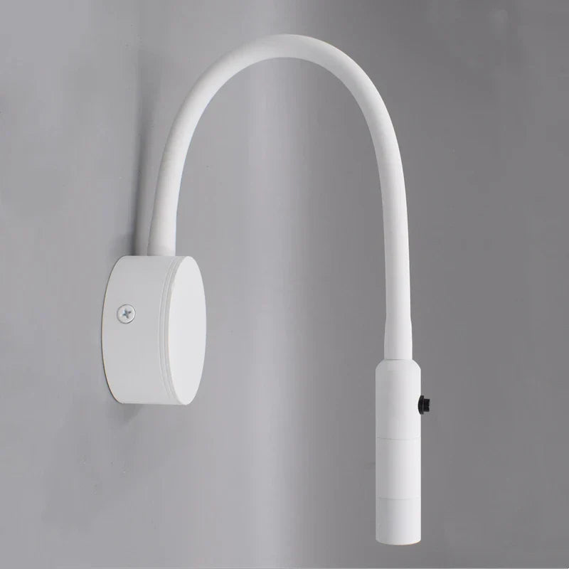 Norvo | Moderne Fleksibel LED Leselampe med Bryter for Soverom og Studie - 1W/3W