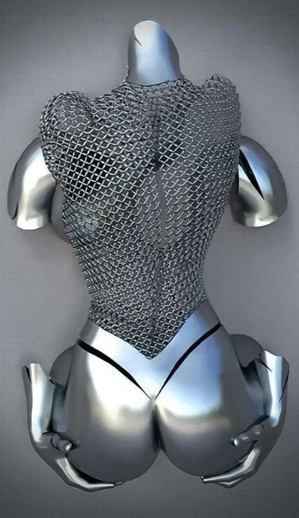 Norvo | Metallfigur Statuer Stiler Abstrakt Lærred Maleri Par Veggkunst Kjærlighet Skulptur Plakat Trykk Hjemmedekorasjon Stue Gaver