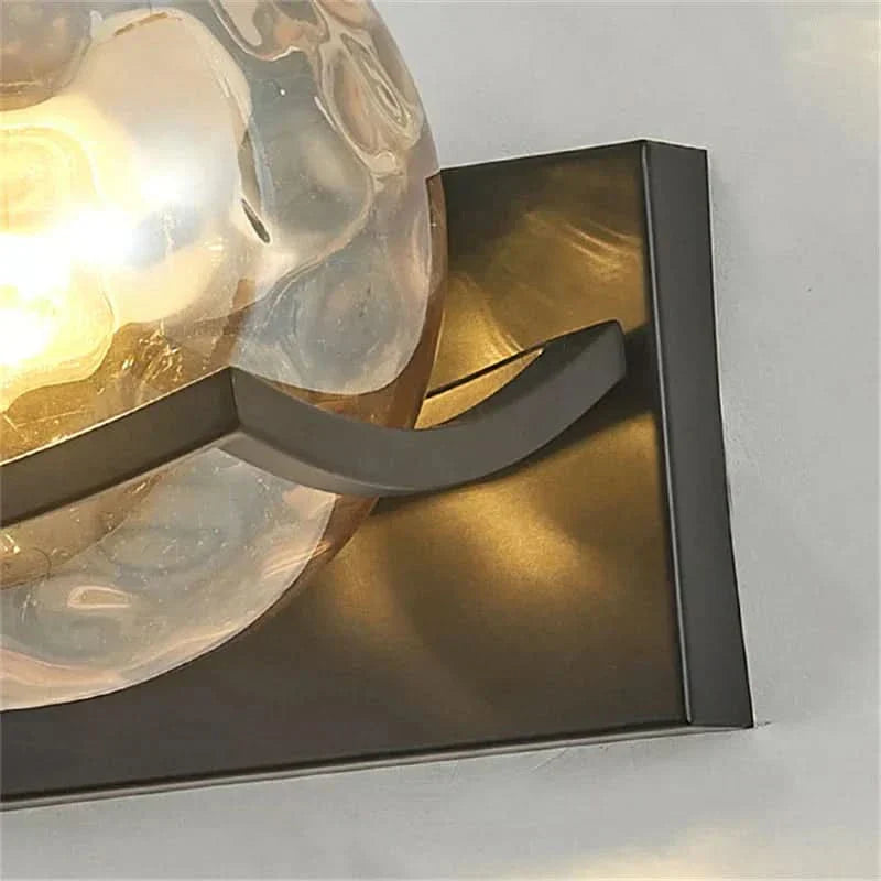Norvo | Moderne LED Vegglampe med Glasspanel