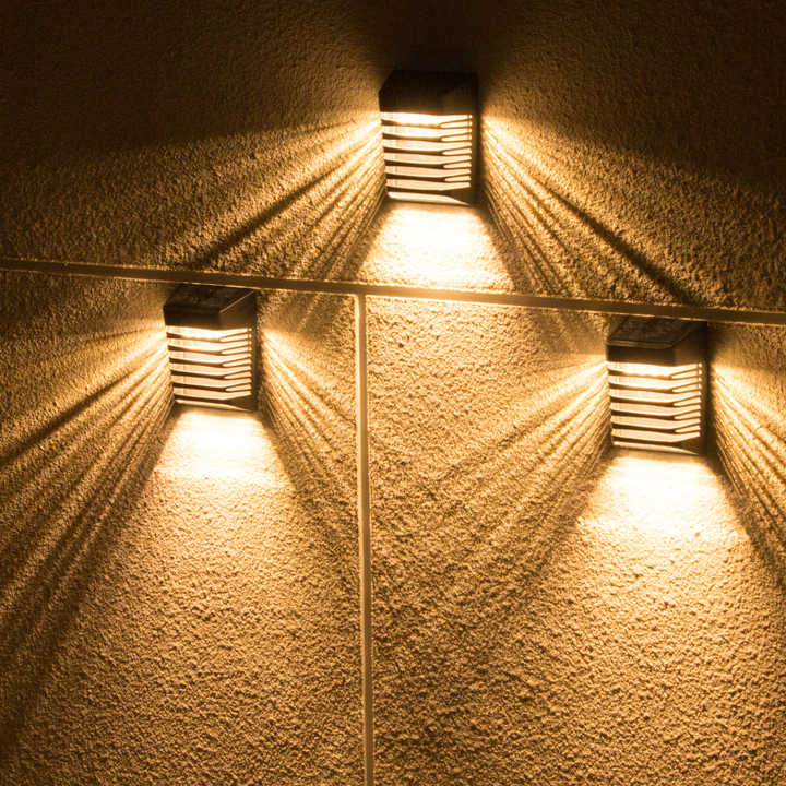 Norvo | Solar LED Hagevegglys – Solcelledrevet utendørs belysning for terrasse og hage