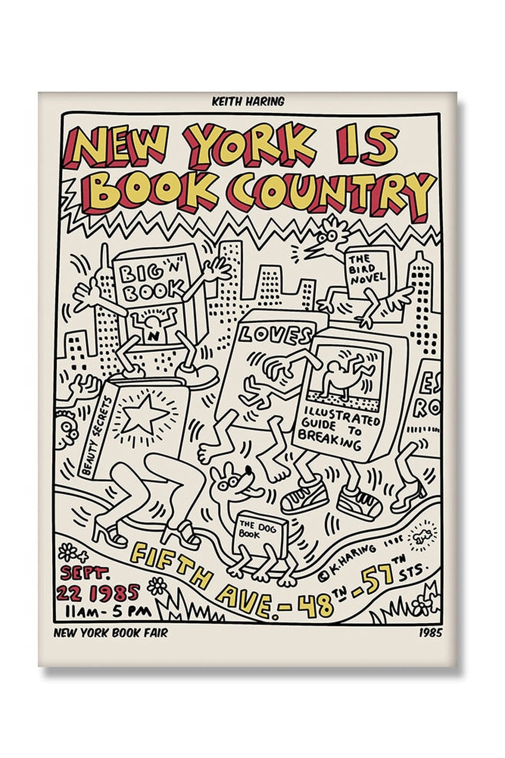 Norvo | Keith Haring Inspirert Lerretskunst