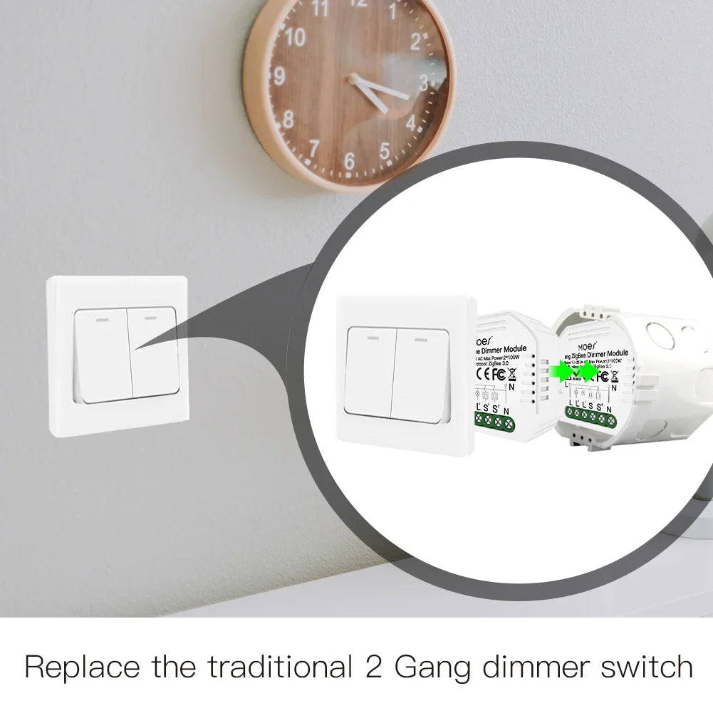 Tuya ZigBee Smart Light Relay Switch Module - WiFi Kontroll via SmartLife Google Alexa Apper