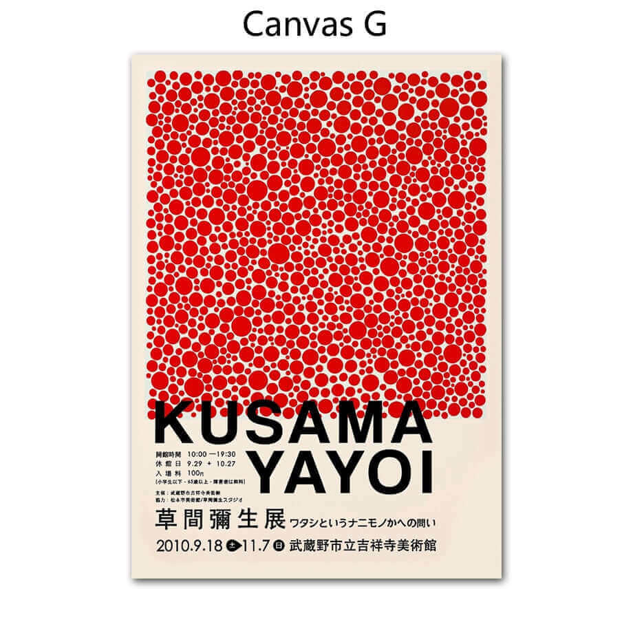 Norvo | Yayoi Kusama Abstrakt Premium Plakat