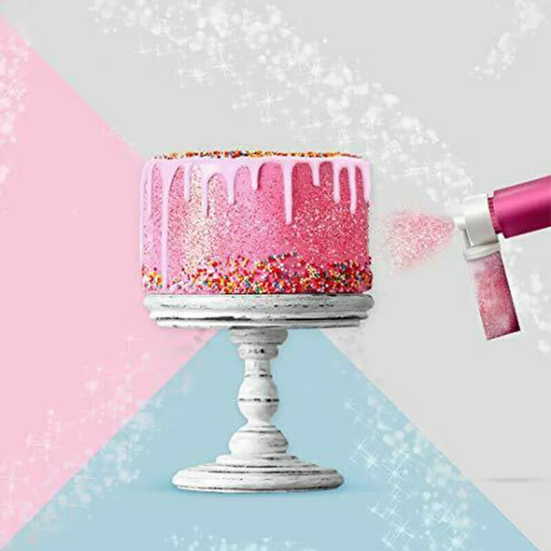 Norvo | 6 farger Manuell deig airbrush pistol - Kake sprayenhet for dekoering av deig - Essensielt kjøkkenredskap for kakekunst