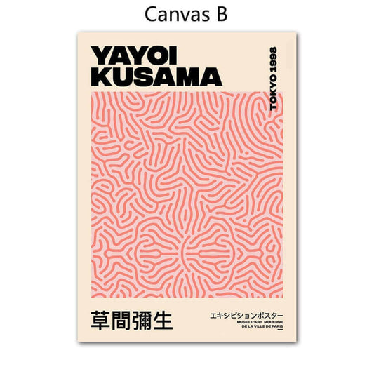 Norvo | Yayoi Kusama Abstrakt Premium Plakat