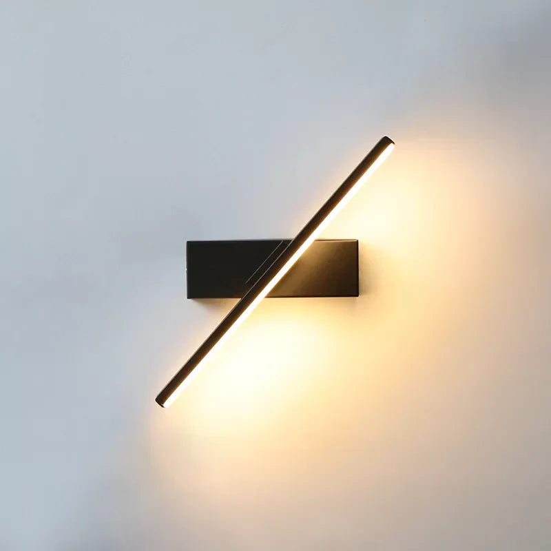 Norvo | Moderne roterende soverom nattbord vegglampe - Justerbar LED vegglampe sokkel