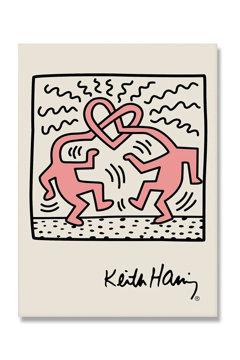 Norvo | Keith Haring Inspirert Lerretskunst