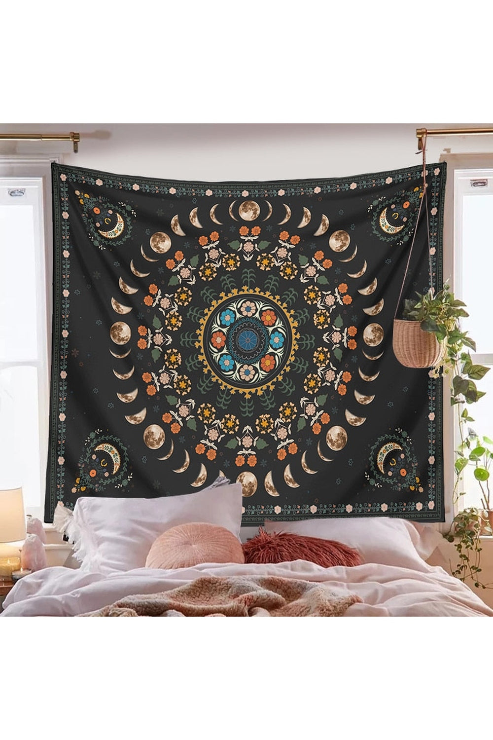 Himmelsk Botanisk Tapestry