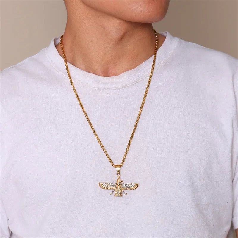 Norvo | Rhinestone Ahura Mazda Zoroastrisk Anheng Smykke