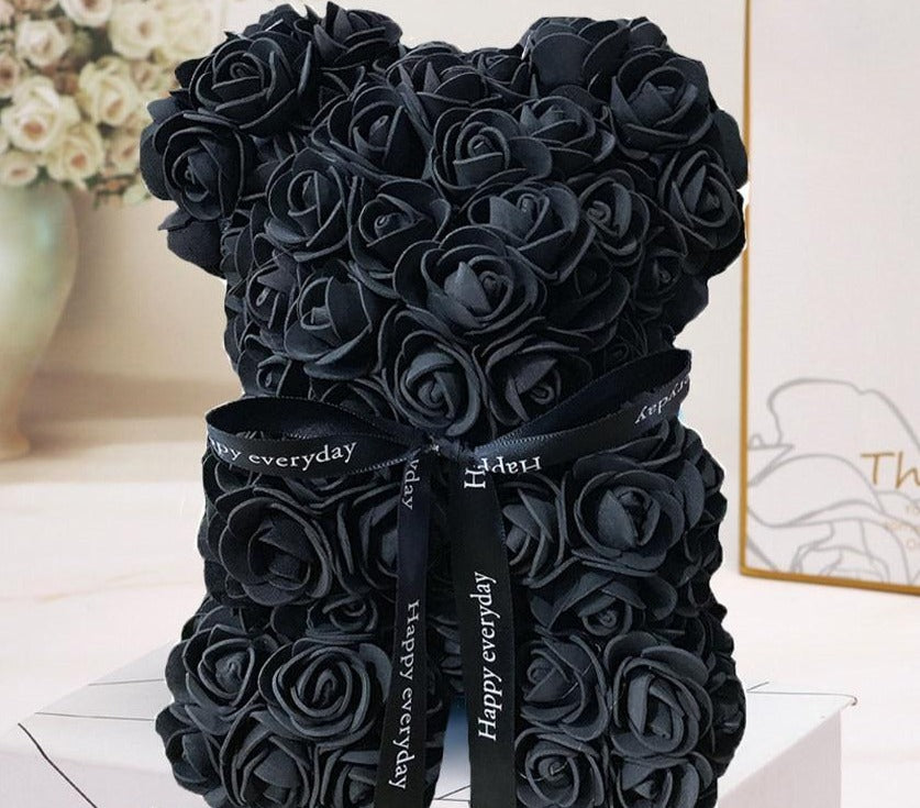 Norvo | Rose Bear Uk | Håndlaget Luksus Blomsterrose Kjærlighets Teddybjørn