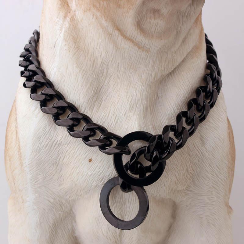 Norvo | Store Hip Hop Kjeder Hundehalsbånd 15mm