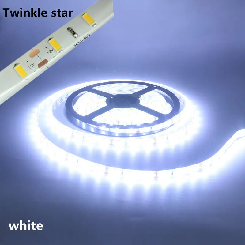 Norvo | Vanntett 5M LED-stripe lys i varm og kald hvit