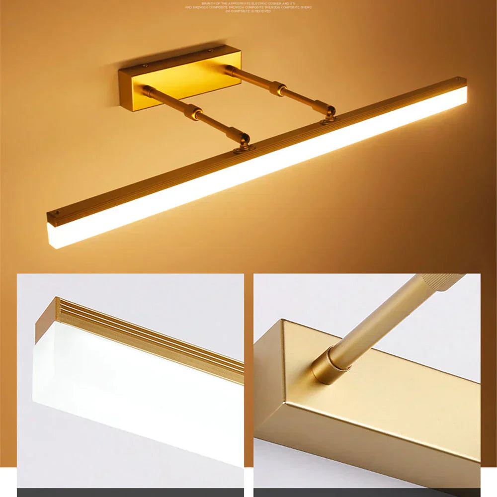 Norvo – Vanntett LED vegglampe for baderomsspeil