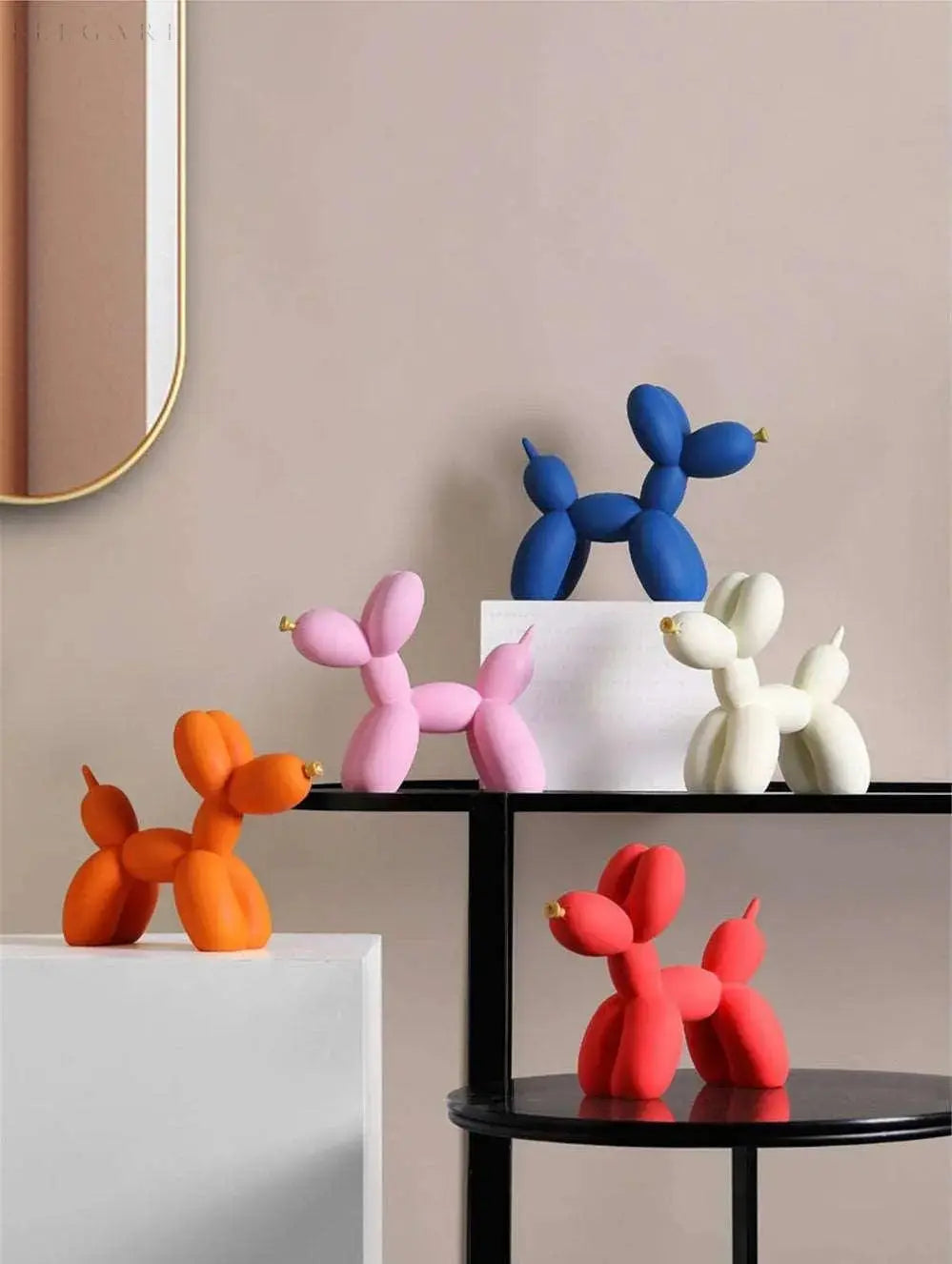 Norvo | PuffGlow - Golden Snout Ballong Skulptur