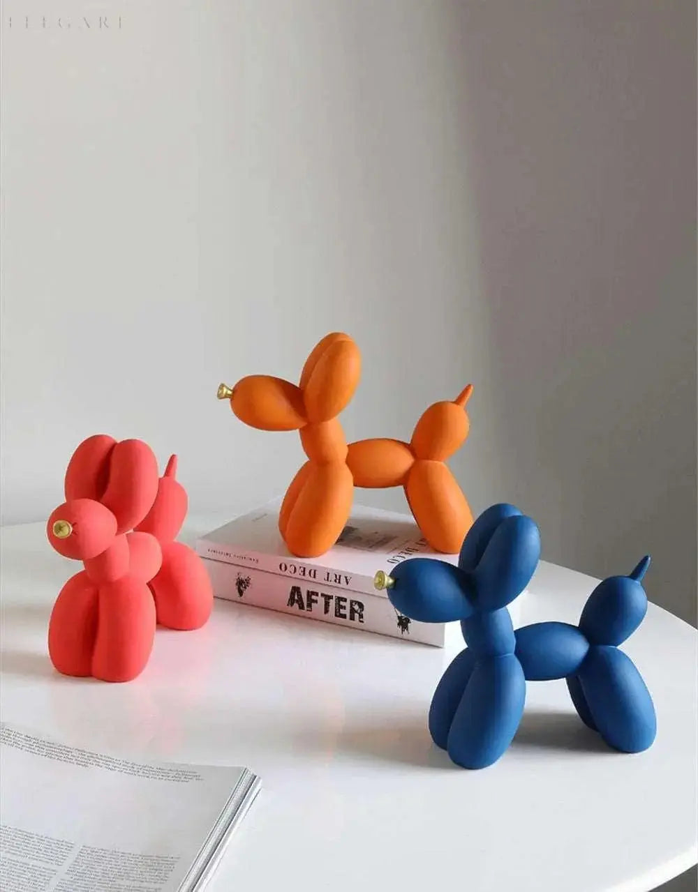 Norvo | PuffGlow - Golden Snout Ballong Skulptur