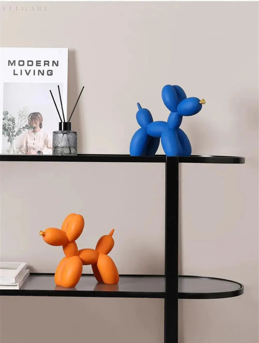 Norvo | PuffGlow - Golden Snout Ballong Skulptur