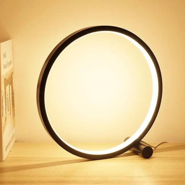 Norvo | Dimmbar LED Berøring Rund Bordlampe for Kreative Rom
