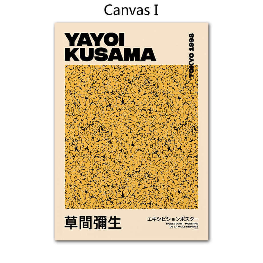 Norvo | Yayoi Kusama Abstrakt Premium Plakat