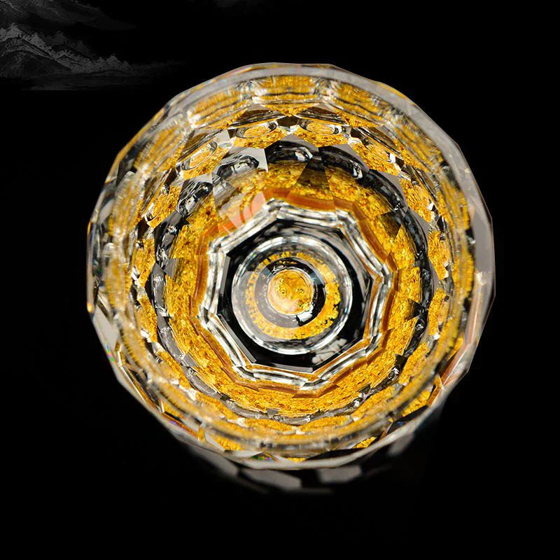 Norvo | Krystallglass Whiskey Glasser Bar Likør Sphere Kopper Sake og Shochu Double-Walled Tykk Bunner Liten Kapasitet Te Kopper