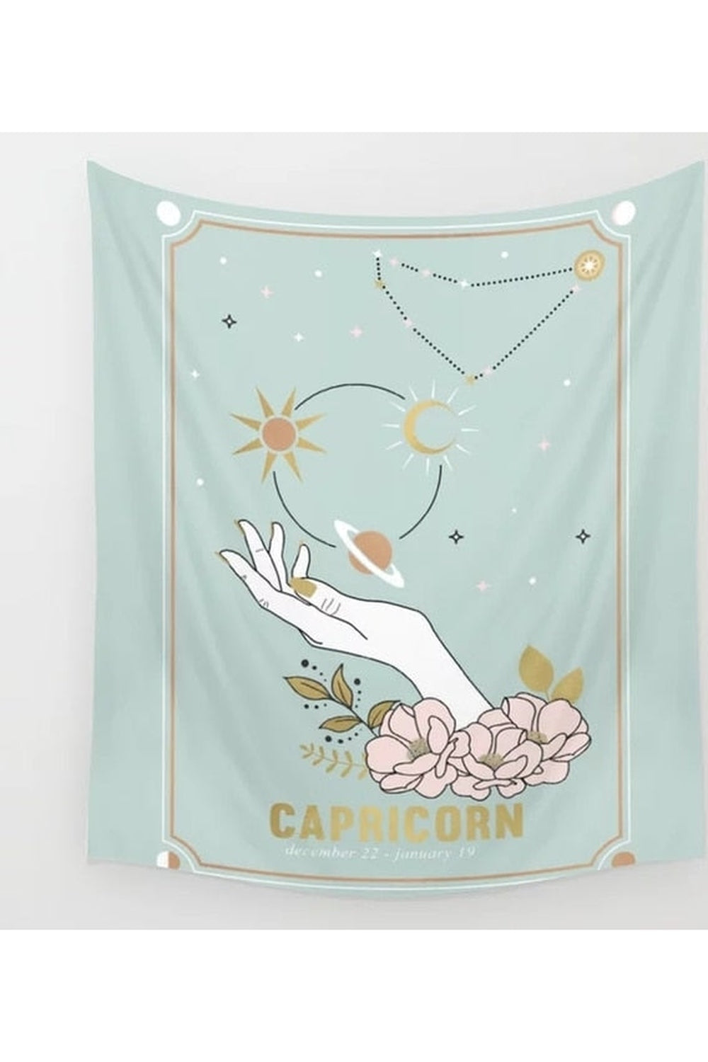 Zodiac-tegn-tema veggdekorasjon