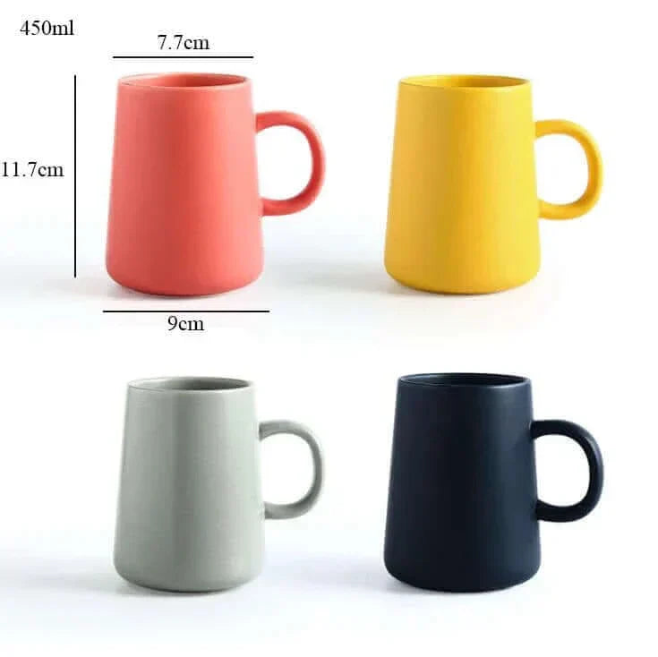 Norvo | Veldig stor steintøy kaffekopp