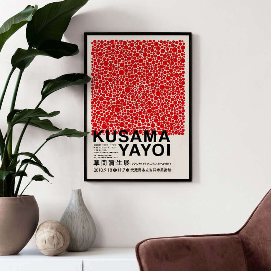 Norvo | Yayoi Kusama Abstrakt Premium Plakat