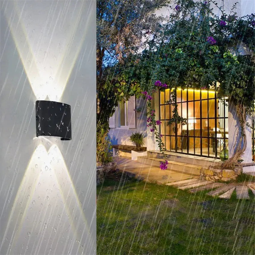 LumiFlex - Moderne LED Vegglampe Vannfester for Innendørs og Utendørs