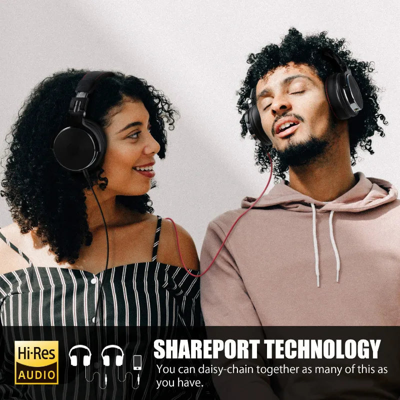 Oneodio Kablet Studio Pro 50 & Pro 30 DJ Hodetelefoner med Mikrofon - TWS Støydempende HiFi Stereo Dynamisk Hodesett