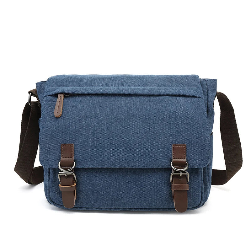 Norvo | Carlos – Robust Herresekk for Daglig Bruk | Slitesterk Lerret Crossbody Bag