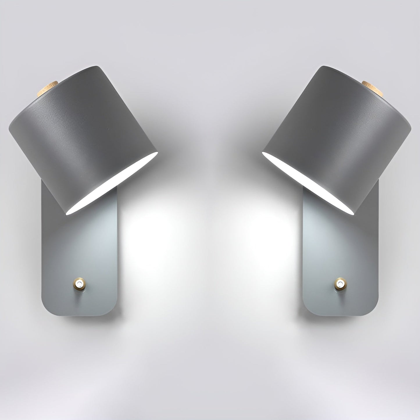 Norvo | EasyPush Vegglampe - Rotérbar Mini Sylinder LED Lampe