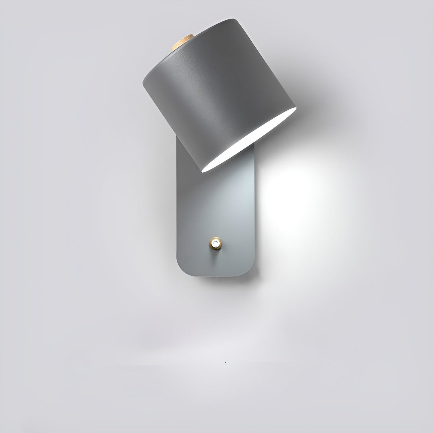 Norvo | EasyPush Vegglampe - Rotérbar Mini Sylinder LED Lampe