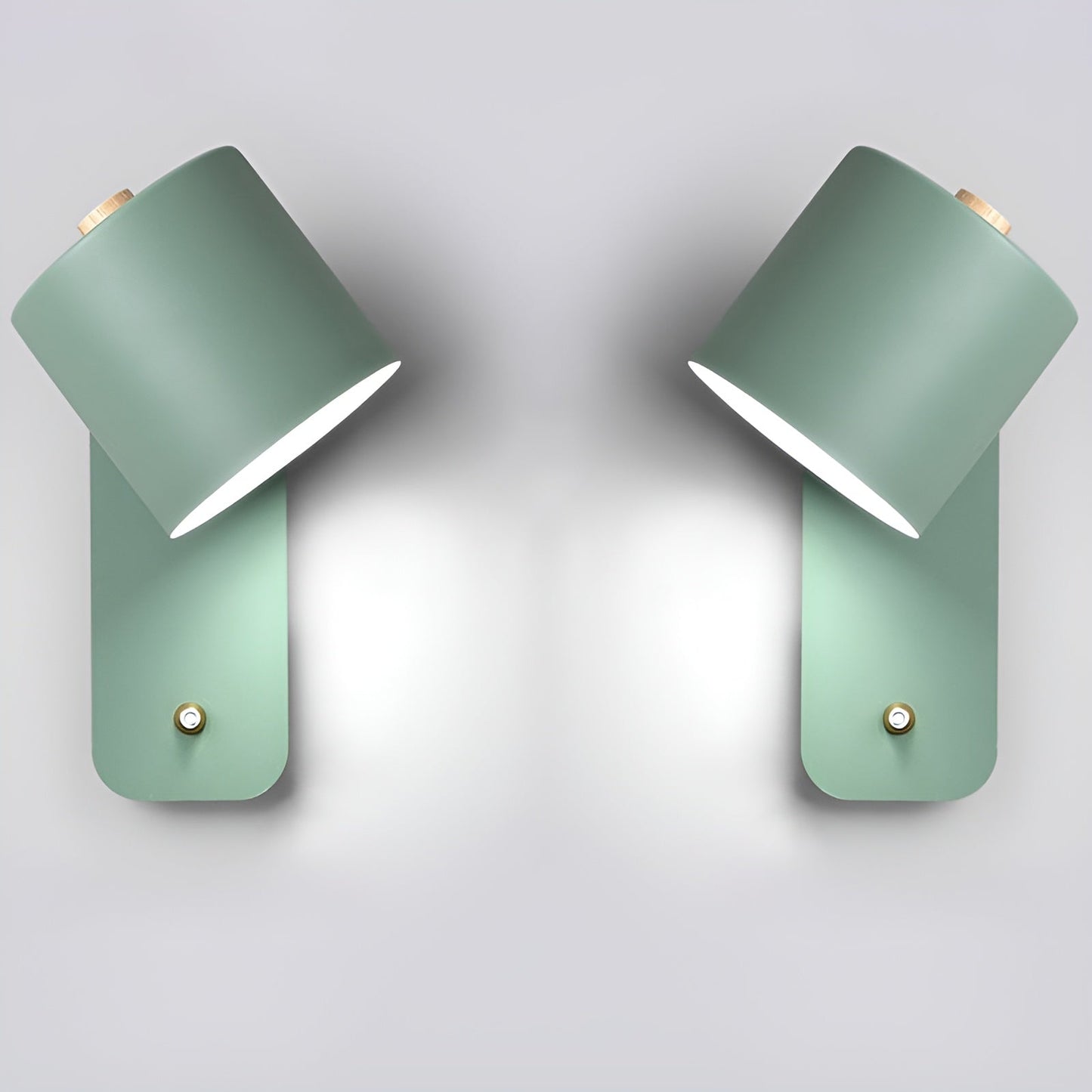 Norvo | EasyPush Vegglampe - Rotérbar Mini Sylinder LED Lampe