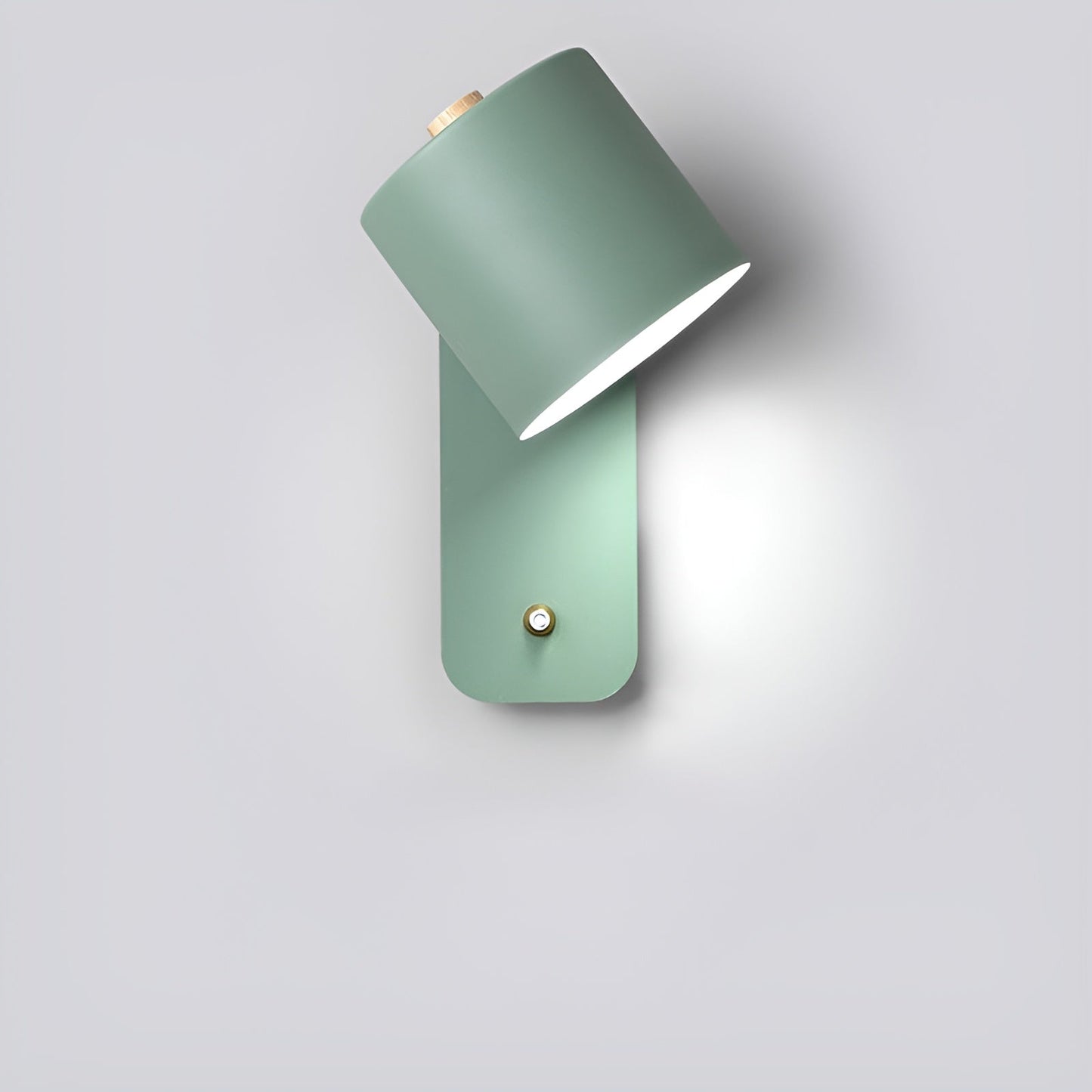 Norvo | EasyPush Vegglampe - Rotérbar Mini Sylinder LED Lampe