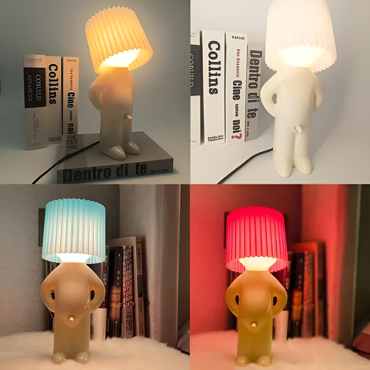 Norvo | Bordlampe - Kreativ liten Shy Boy LED lampe